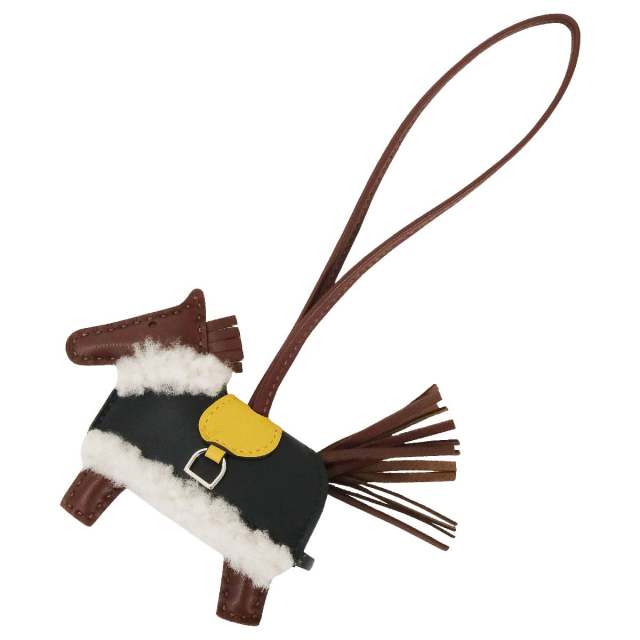 HERMES エルメス バッグチャーム ロデオ ロベオ プラッシュ PM テール