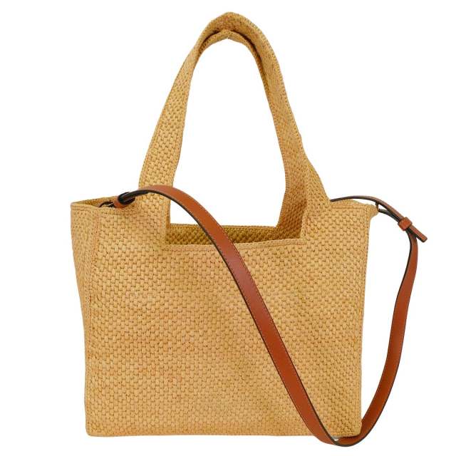 LOEWE ロエベ トートバッグ フォント ミディアム ナチュラル ラフィア