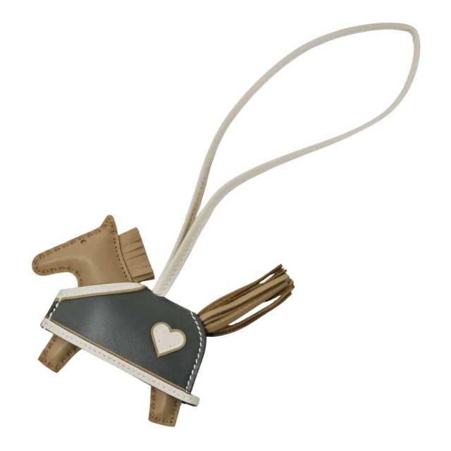 HERMES エルメス バッグチャーム ロデオ ロベオ クール PM ベージュ