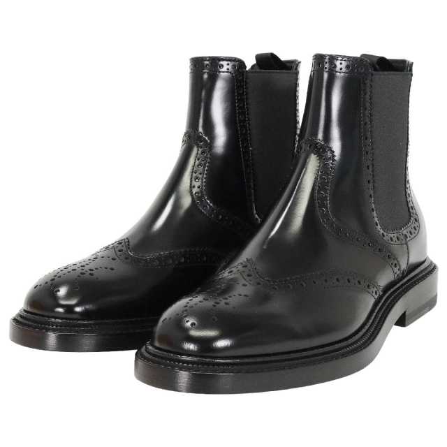 エルメス HERMES ショート ブーツHマークパンチングレザー ブラック 36 名東】エルメス ショートブーツ ジェフ 黒 シルバー金具 レザー
