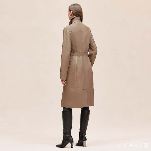 渋谷並木橋店】HERMES エルメス トレンチコート セリエボタン ベルト付