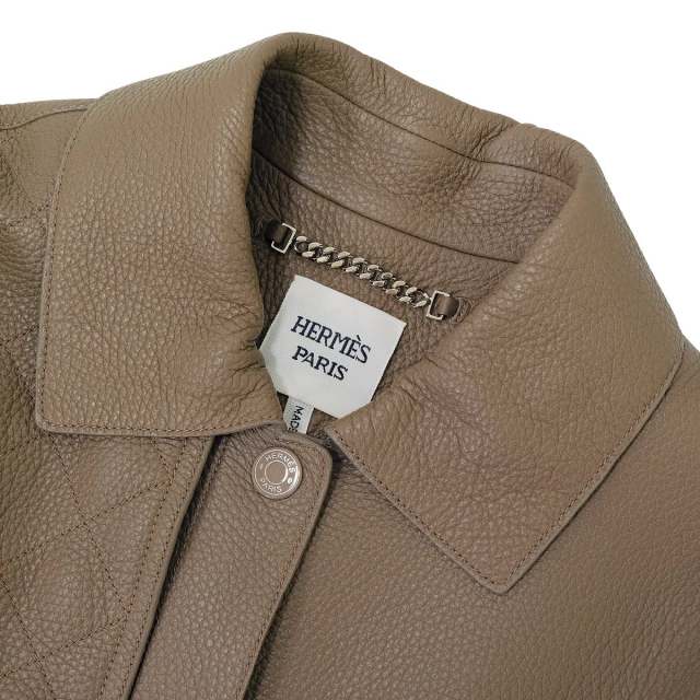 渋谷並木橋店】HERMES エルメス トレンチコート セリエボタン ベルト付