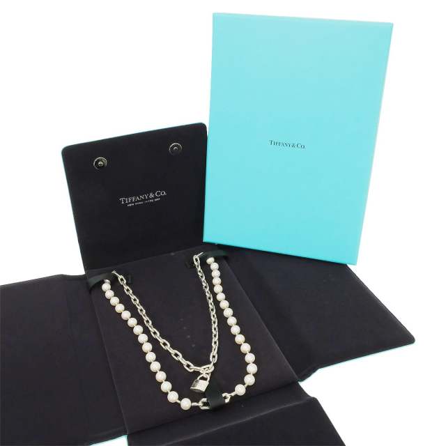 ティファニー  ネックレス シルバー  TIFFANY&Co. シルバー925 箱付き ティファニー TIFFANY＆CO 1837バーネックレス シルバー 925