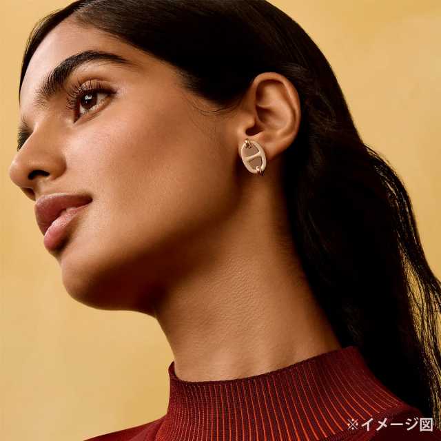 HERMES エルメス ピアス ミニ マイヨン マロングラッセ ローズゴールド