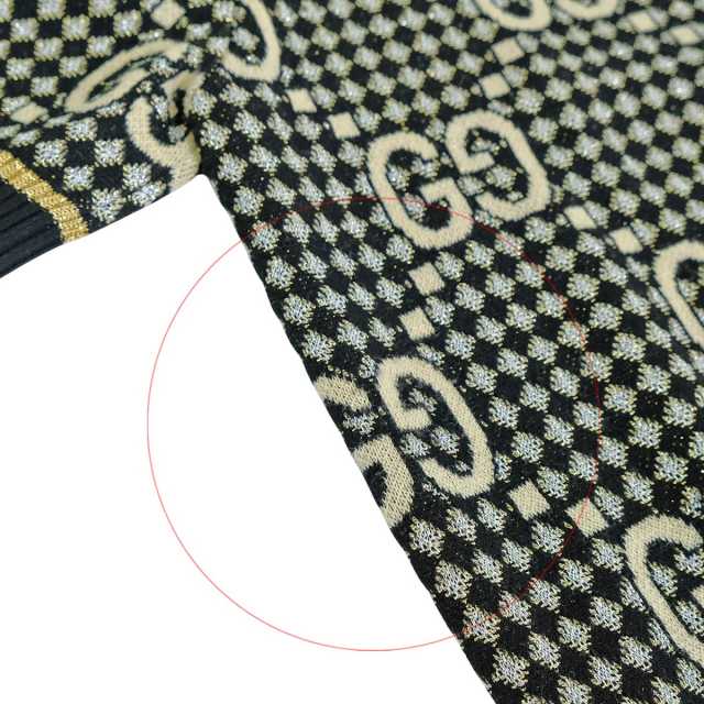 2023年秋冬 GUCCI グッチ ニット ウールジャガードトップ 半袖 GG