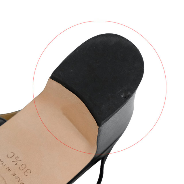 CHANEL シャネル パンプス スリングバック シューズ 黒 (ブラック