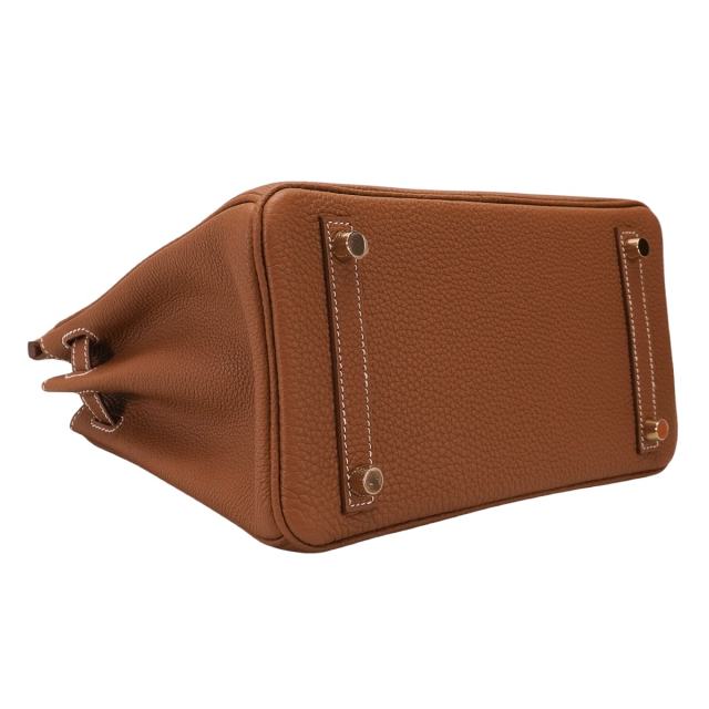 HERMES エルメス ハンドバッグ バーキン25 ゴールド トゴ ゴールド金具