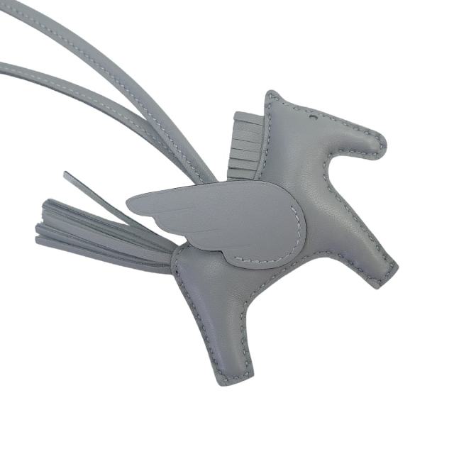 HERMES エルメス バッグチャーム ロデオ ペガサス PM グリパンタン