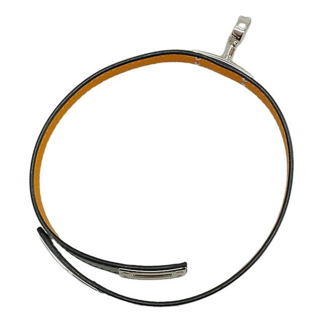 HERMES エルメス ブレスレット ケリー ドゥブルトゥール #T2 黒 HERMES エルメス ブレスレット ケリー ドゥブルトゥール #T2 黒