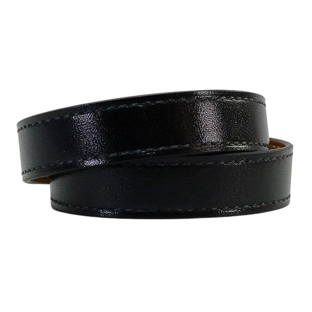 HERMES エルメス ブレスレット ケリー ドゥブルトゥール #T2 黒
