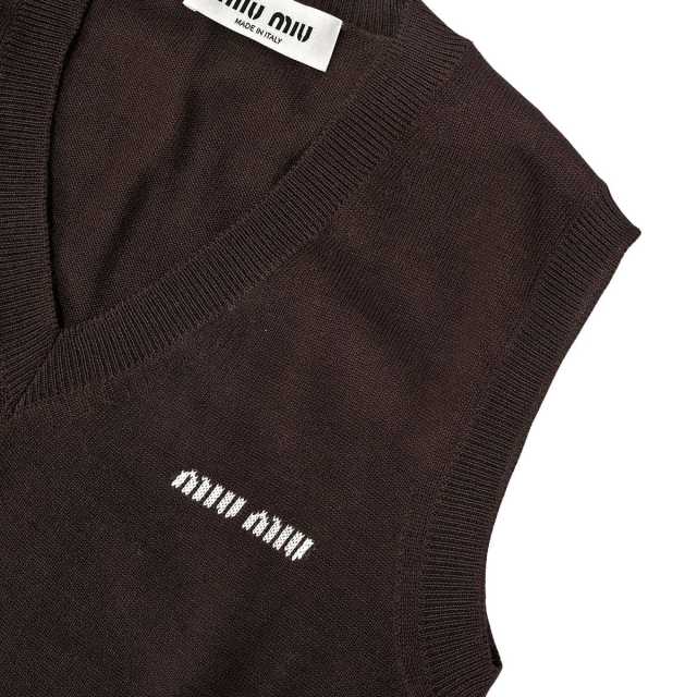 【新品未使用】miumiu ミュウミュウ バージンウール ニット セーター miu miu（ミュウミュウ） セーター MML470 1Y5R レディース ウール
