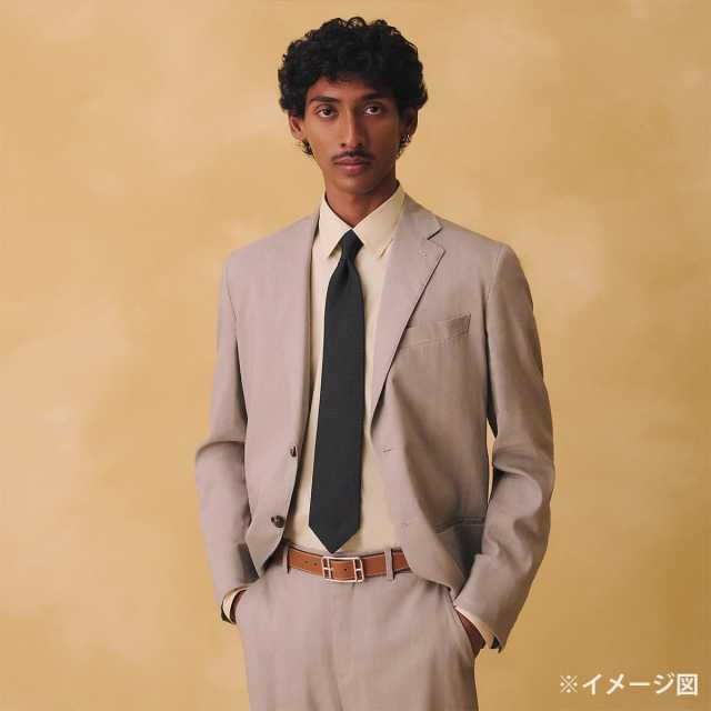 新品　エルメス　ネクタイ　Hトレフル　H織り　J HERMES エルメス ネクタイ Hトレフル 黒 (ブラック) シルク100