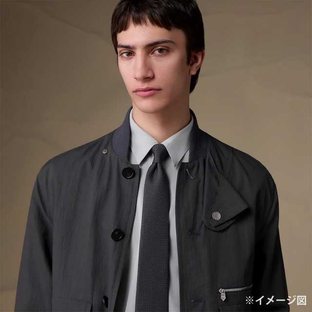 定価20万 HERMES ネクタイ（マイヨン）レザー ブラック HERMES エルメス ネクタイ マイヨン オーバーボード 黒 (ブラック