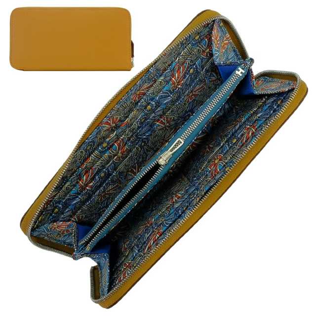 HERMES アザップシルクインロング長財布ブルージーンエルメス