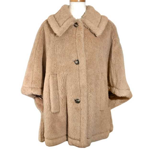 MAX MARA マックスマーラ ポンチョ テディベア ケープ テネブレ MAX MARA マックスマーラ ポンチョ テディベア ケープ テネブレ