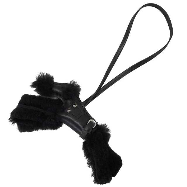 HERMES エルメス バッグチャーム バディ 犬 パンク ソーブラック SO