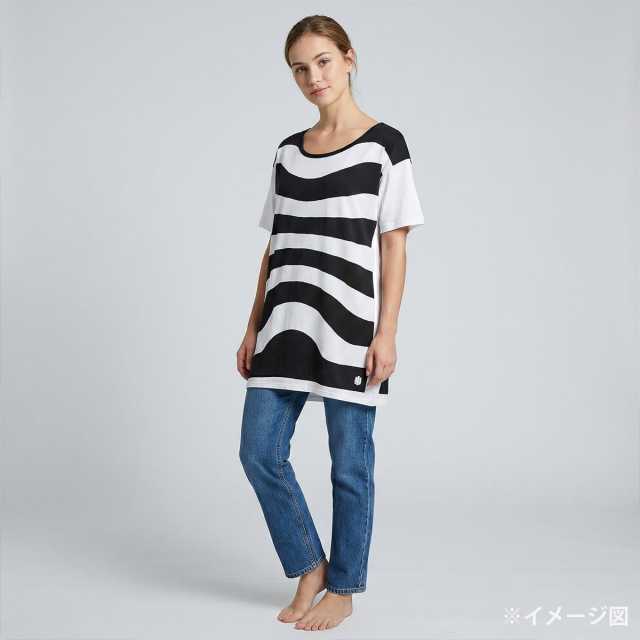 渋谷並木橋店】HERMES エルメス 半袖Tシャツ レディース マリン/白