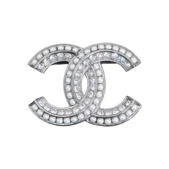 渋谷並木橋店】CHANEL シャネル ブローチ ビッグ ココマーク パール