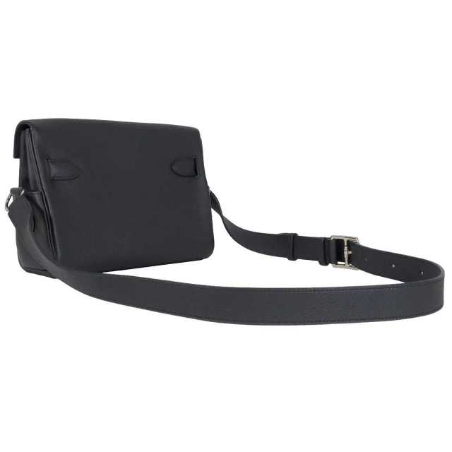 HERMES エルメス ショルダーバッグ ケリー メッセンジャー 24 PM 黒