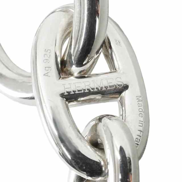 HERMES エルメス ブレスレット シェーヌダンクル TGM 12コマ シルバー