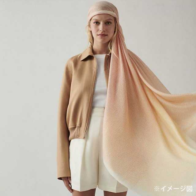 HERMES エルメス　カシミヤシルクストール　新品未使用 2022年春夏 HERMES エルメス ストール エトールホライゾン 白
