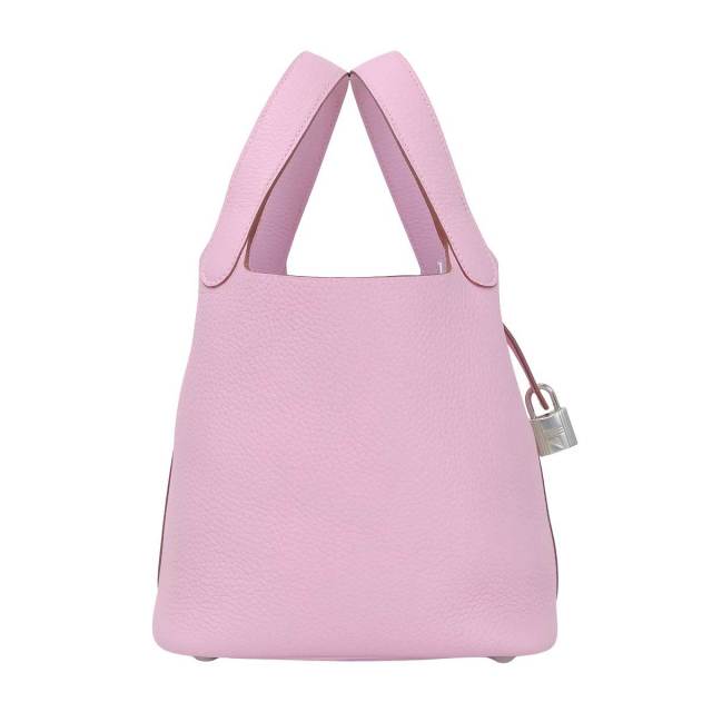 HERMES エルメス ハンドバッグ ピコタンロック 18 PM モーヴ