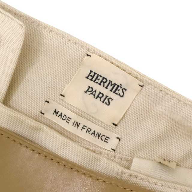 HERMES エルメス スカート タイト スリット セリエボタン Hバックル