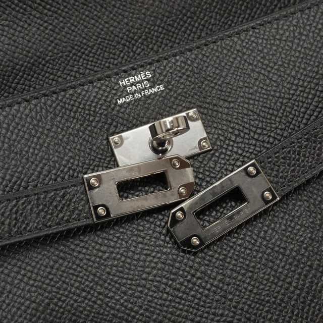 HERMES エルメス 長財布 ケリーウォレット ロング クラシック 黒