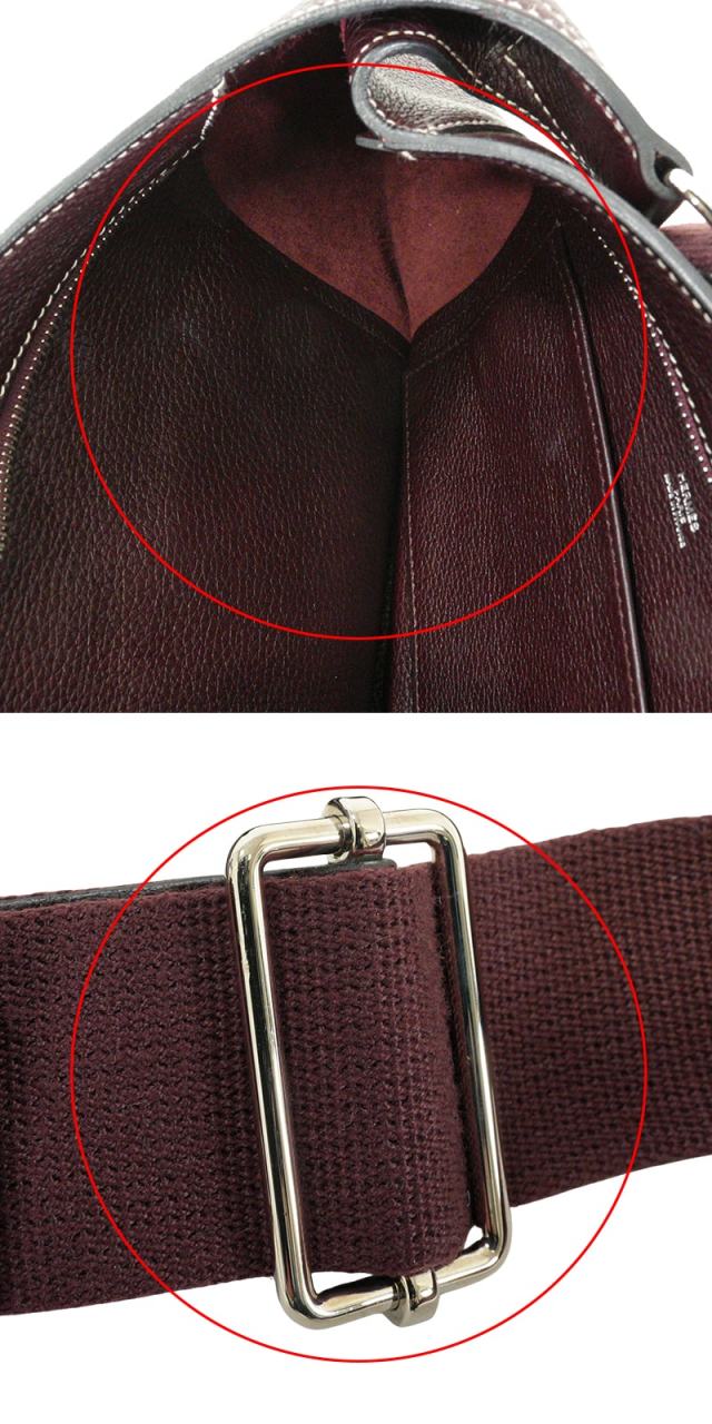HERMES エルメス ショルダーバッグ グッドニュース PM ルージュ