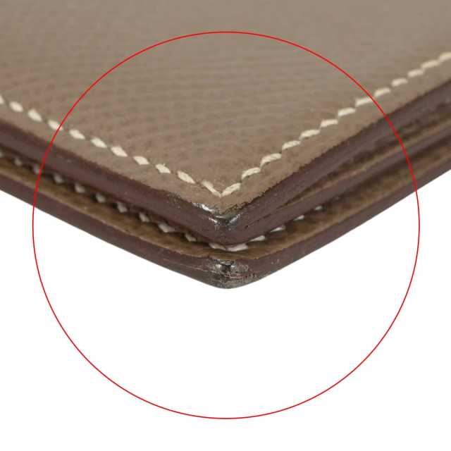 HERMES エルメス 札入れ MC2 フレミング エトープ (エトゥープ