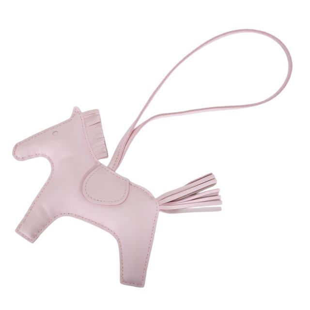 希少カラー　新品未使用　エルメス　バディ　チャーム　犬　ピンク　ロデオチャーム HERMES エルメス バッグチャーム ロデオ MM ローズダーリン