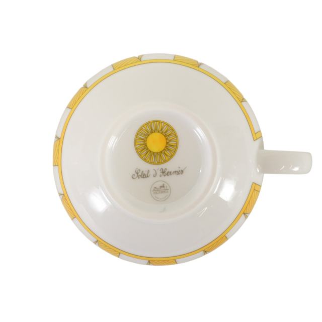 HERMES エルメス マグカップ モーニングカップ&ソーサー ソレイユドゥ