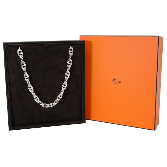 HERMES エルメス ネックレス シェーヌダンクル GM 29コマ シルバー