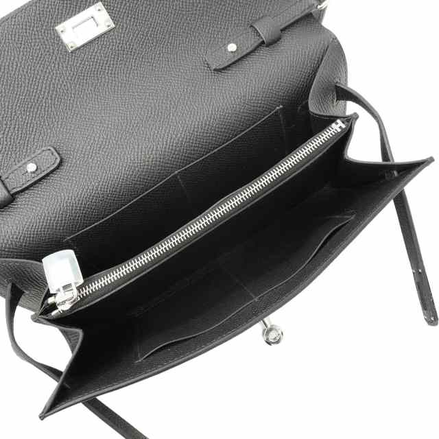 HERMES エルメス 長財布 ケリーウォレット ロング トゥーゴー 黒