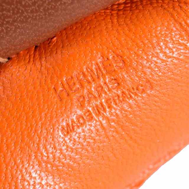 HERMES エルメス バッグチャーム ロデオ PM フーオレンジ/コーネリアン