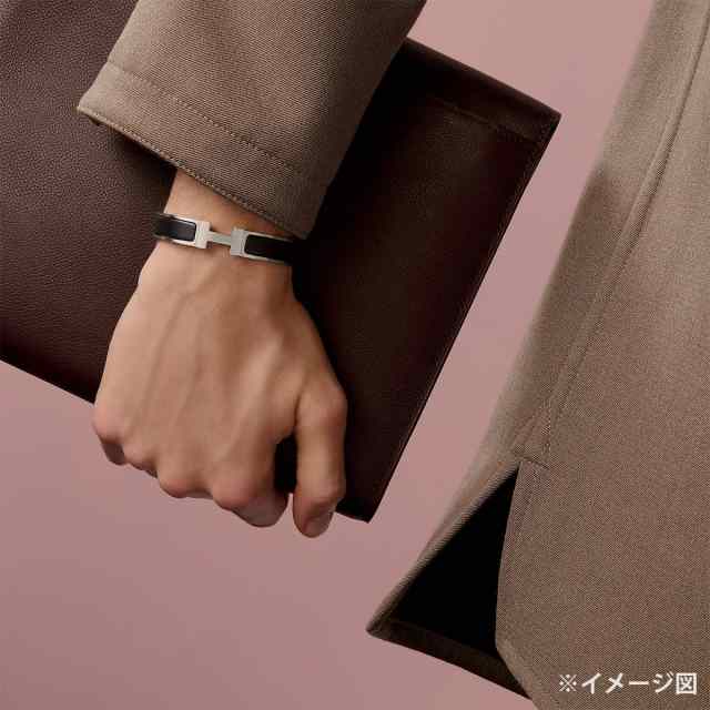 HERMES エルメス ブレスレット メンズ クリックHH #T5 マット ノワール