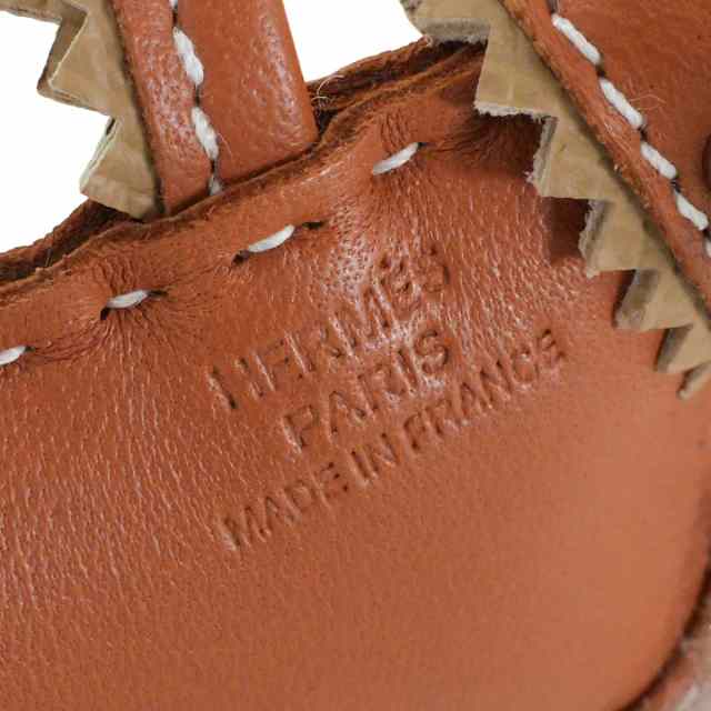 HERMES エルメス バッグチャーム バディ 犬 スタッズ 首輪付 ゴールド