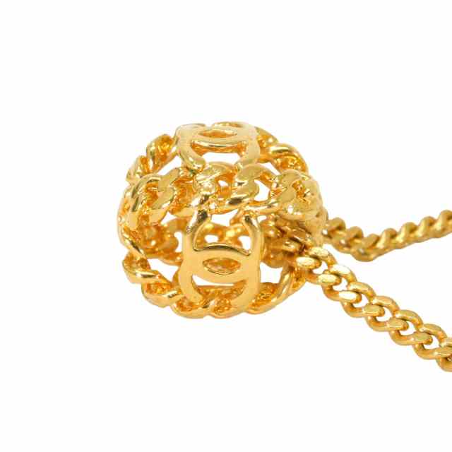 レア シャネル CHANEL ゴールド 球体 チェーン ネックレス ヴィンテージ 渋谷並木橋店】98A CHANEL シャネル ネックレス ココマーク ラウンド