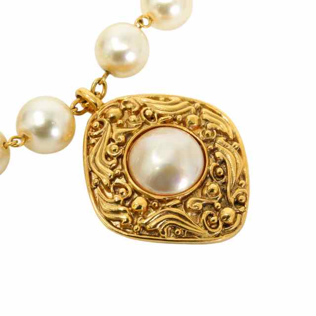 【正規品】シャネル ペンダントトップ ココマーク パール ゴールド ヴィンテージ CHANEL シャネル ネックレス パール ココマーク ヴィンテージ ゴールド