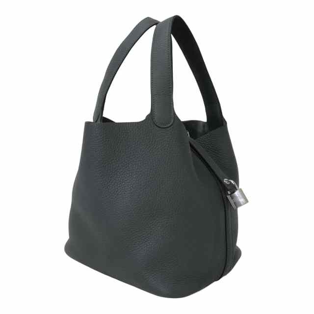 HERMES エルメス ハンドバッグ ピコタンロック 22 MM グリミスティ