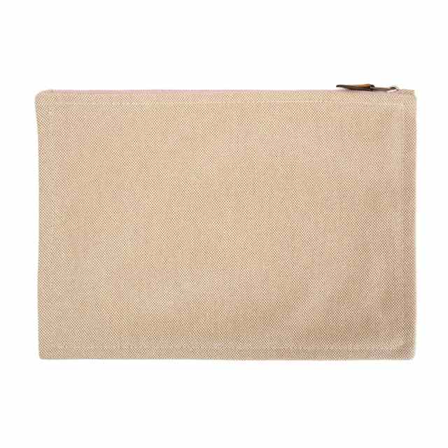 HERMES エルメス ポーチ ヨッティング GM フラット ナチュラル/ピンク