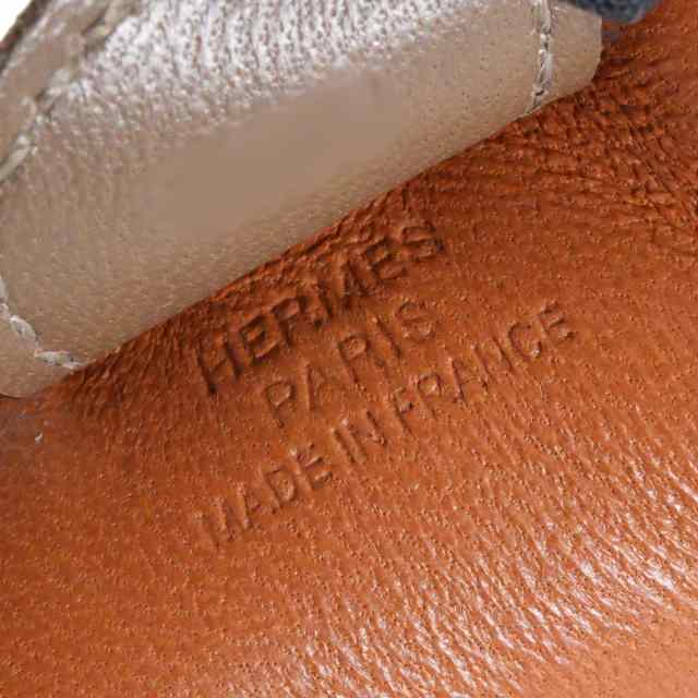 HERMES エルメス バッグチャーム ロデオ PM ゴールド/クレ/エトープ