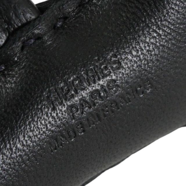 HERMES エルメス バッグチャーム ロデオ ロベオ ロック PM スタッズ 黒