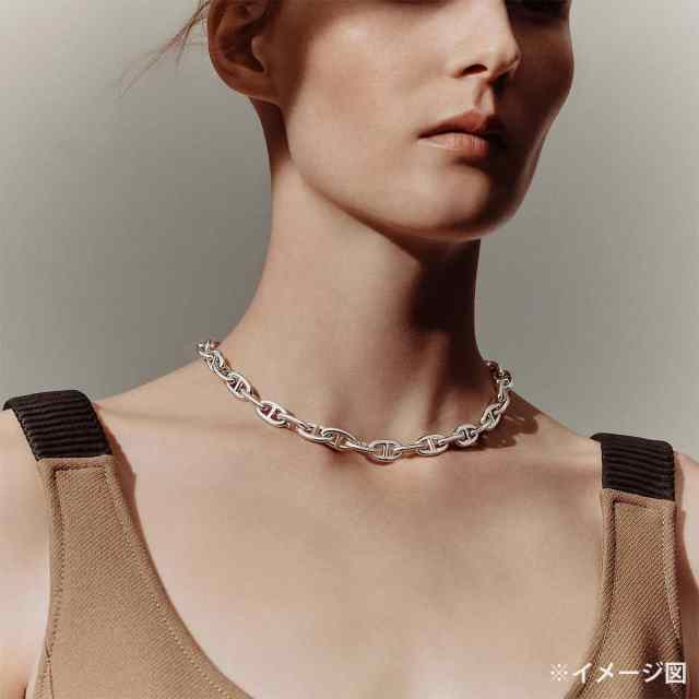 HERMES エルメス ネックレス シェーヌダンクル GM 29コマ シルバー