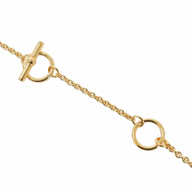 HERMES エルメス ネックレス ミニ マイヨン PM ペンダント ローズ