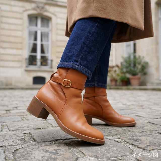セリーヌ ショートブーツ キャメル CELINE セリーヌ ブーツ ショートブーツ フォルコ タン カーフスキン