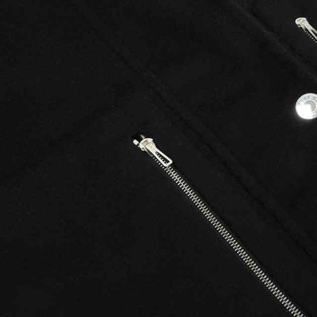 HERMES エルメス ベスト レディース セリエボタン 黒 (ブラック