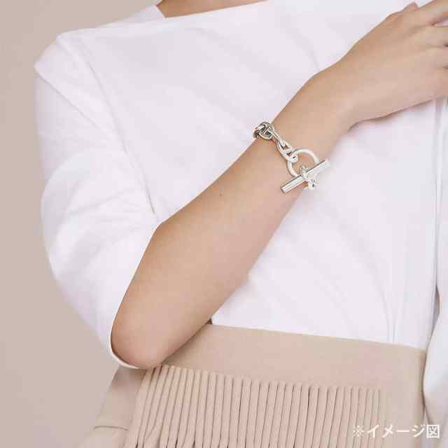 HERMES エルメス ブレスレット シェーヌダンクル GM 13コマ シルバー