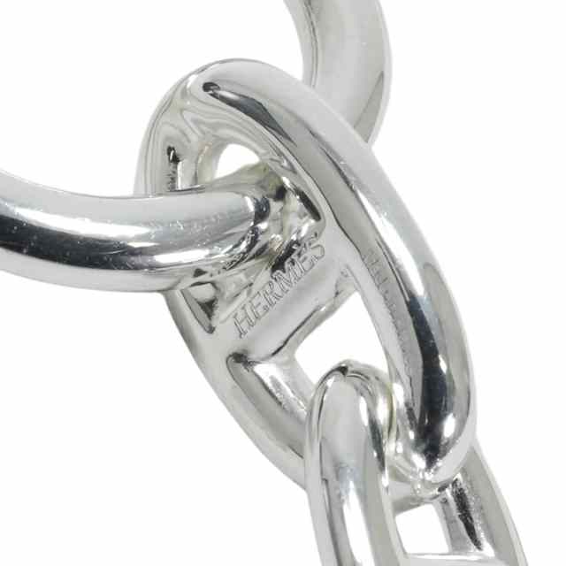 HERMES エルメス ブレスレット シェーヌダンクル MM 15コマ シルバー