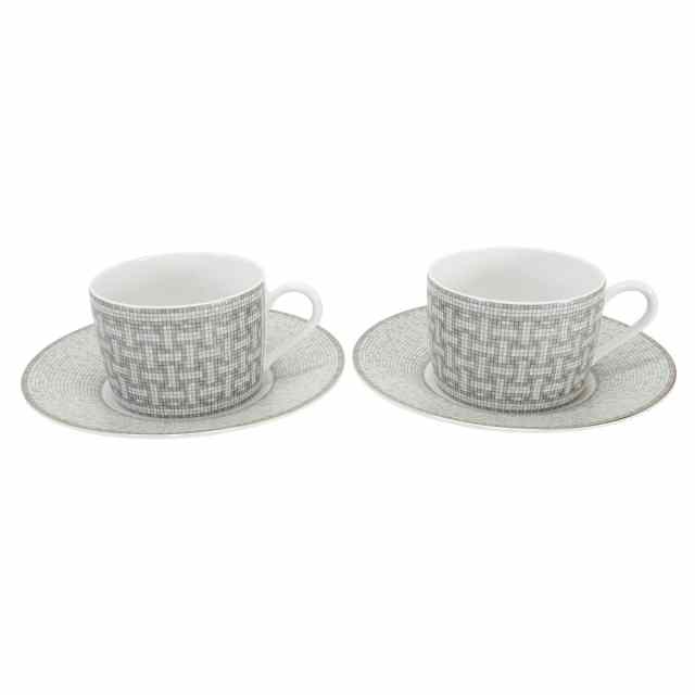 渋谷並木橋店】HERMES エルメス 食器 ティーカップ&ソーサー 2客セット